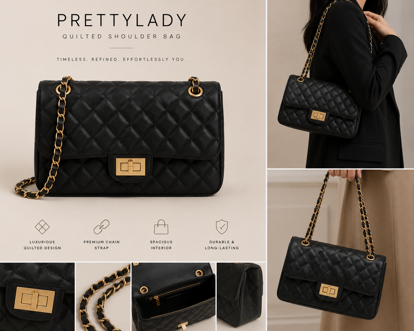 Quilted Shoulder Bag