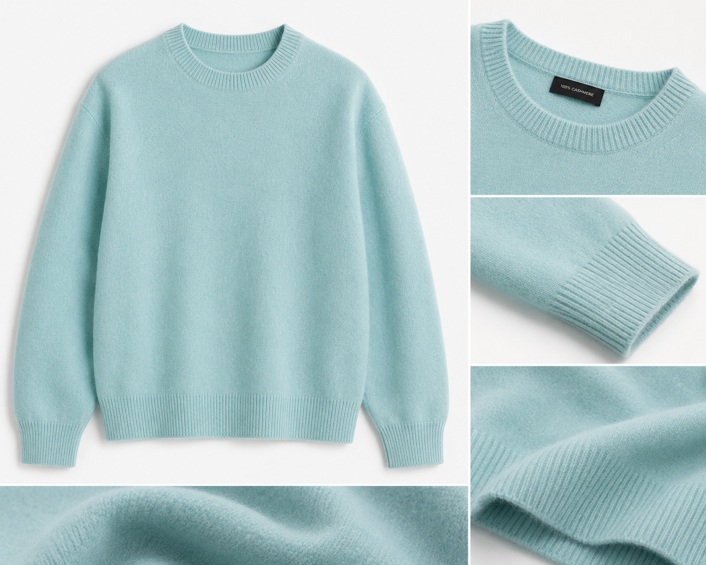 Aqua Cashmere Sweater