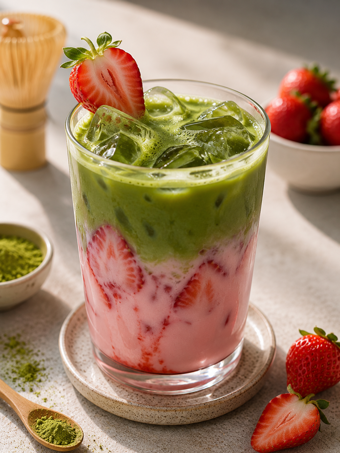 Strawberry Matcha