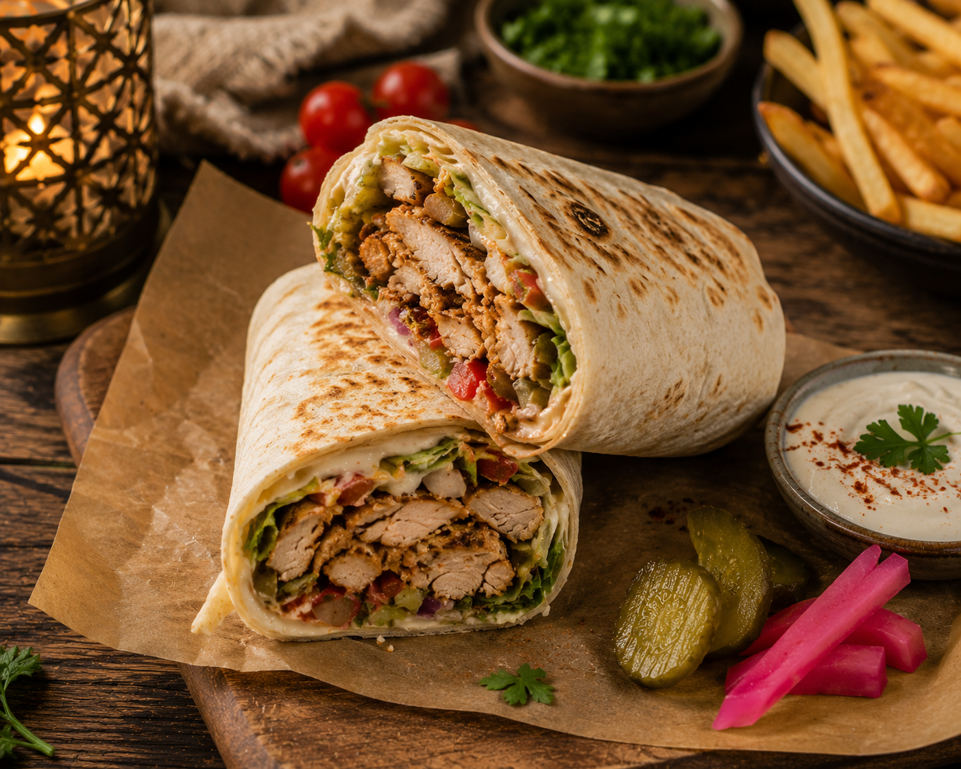 Chicken Shawarma Wrap